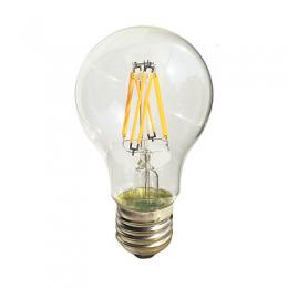 Лампа светодиодная филаментная E27 8W прозрачная  - 1